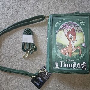 Loungefly Classic Books Bambi Convertible Backpack/Crossbody Bag